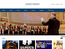 Tablet Screenshot of jaredberry.com